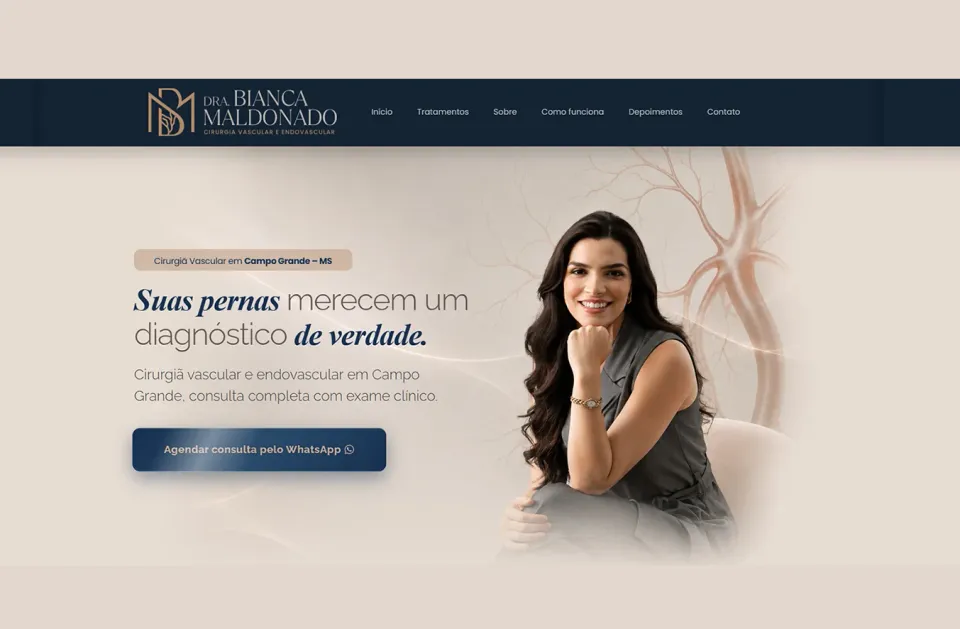 Site Landing Page Dra. Bianca Maldonado