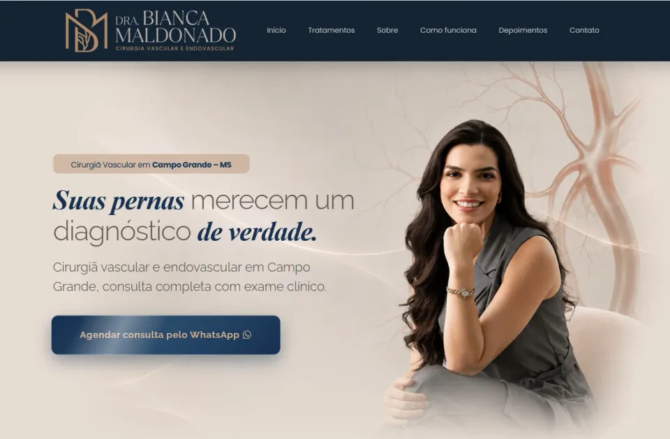 Landing page: Landing Page Dra. Bianca Maldonado